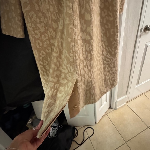 L.A.M.B. Gwen Stefani Balmacaan Camel long wool jacket - Picture 4 of 10